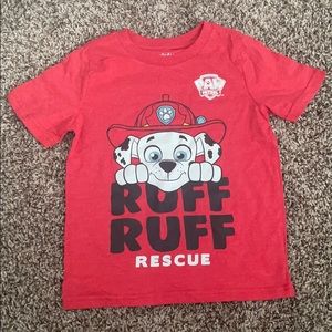 Kids paw patrol shirt
